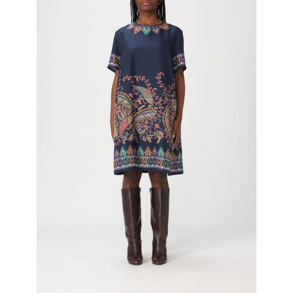 Etro Dress Woman Blue